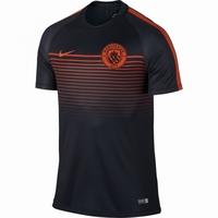 2016-2017 Man City Nike Squad Training Shirt (Black-Orange)