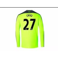 2016-17 Liverpool Third Long Sleeve Shirt (Origi 27) - Kids