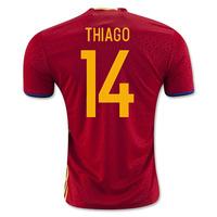 2016 2017 spain home shirt thiago 14 kids