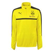 2016-2017 Borussia Dortmund Puma Half Zip Training Top (Yellow) - Kids