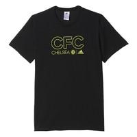 2016-2017 Chelsea Adidas Cotton Tee (Black)