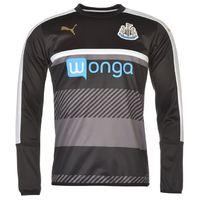 2016 2017 newcastle puma sweat top black kids