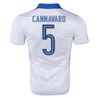 2015-16 Italy Away Shirt (Cannavaro 5) - Kids