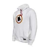 2016 2017 as roma nike core hooded top white kids