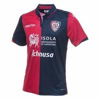 2016-2017 Cagliari Authentic Home Match Shirt