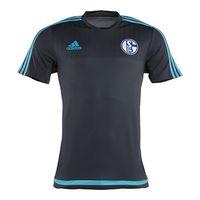 2015 2016 schalke adidas training shirt grey kids