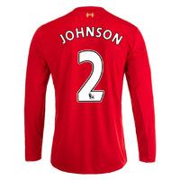 2015-16 Liverpool Home Long Sleeve Shirt (Johnson 2) - Kids