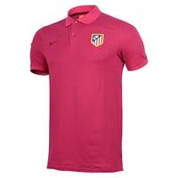 2016-2017 Atletico Madrid Nike Authentic League Polo Shirt (Fuschia)