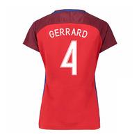 2016-17 England Away Womans Shirt (Gerrard 4)