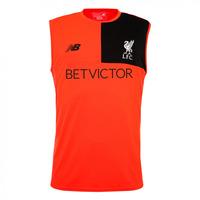 2016 2017 liverpool elite sleeveless training vest red