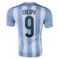 2015-16 Argentina Home Shirt (Crespo 9)
