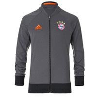 2016 2017 bayern munich adidas anthem jacket solid grey