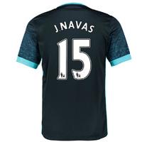 2015-2016 Man City Away Shirt (J.Navas 15) - Kids