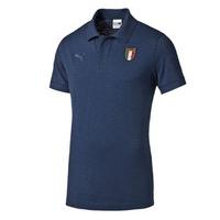 2015-2016 Italy Puma FIGC Azzuri Polo Shirt (Dark Denim)