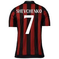 2015-16 AC Milan Home Shirt (Shevchenko 7) - Kids