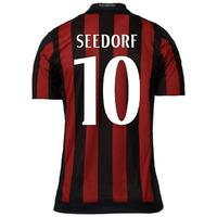 2015-16 AC Milan Home Shirt (Seedorf 10) - Kids