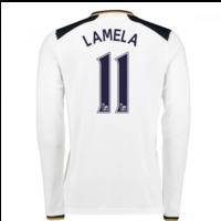 2016-17 Tottenham Home Long Sleeve Shirt (Lamela 11)