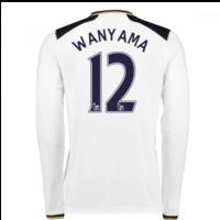 2016-17 Tottenham Home Long Sleeve Shirt (Wanyama 12)