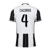 2016-17 Juventus Home Shirt (Caceres 4) - Kids