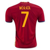 2016 2017 spain home shirt morata 7 kids