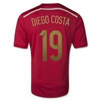 2014-15 Spain World Cup Home Shirt (Diego Costa 19) - Kids