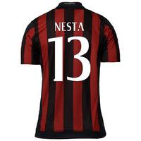 2015-16 AC Milan Home Shirt (Nesta 13) - Kids