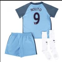 2016-17 Man City Home Mini Kit (Nolito 9)