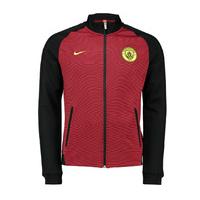 2016 2017 man city nike authentic n98 track jacket black red