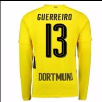 2017-18 Borussia Dortmund Long Sleeve Home Shirt (Guerreiro 13)