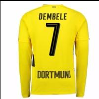 2017-18 Borussia Dortmund Long Sleeve Home Shirt (Dembele 7)