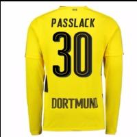 2017-18 Borussia Dortmund Long Sleeve Home Shirt (Passlack 30)