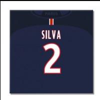 2016 2017 psg canvas print silva 2