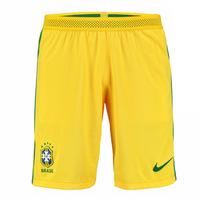 2016-2017 Brazil Nike Home Match Shorts (Yellow)