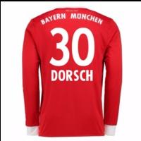 2017-18 Bayern Munich Home Long Sleeve Shirt (Dorsch 30)
