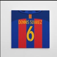 2016-2017 Barcelona Canvas Print (Dennis Suarez 6)