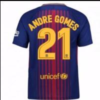 2017 2018 barcelona home shirt andre gomes 21 kids