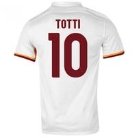 2015 16 roma away shirt totti 10