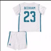 2017 18 real madrid home baby kit beckham 23