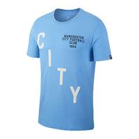 2017-2018 Man City Nike Squad Tee (Blue)