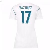 2017-18 Real Madrid Womens Home Shirt (Vazquez 17)