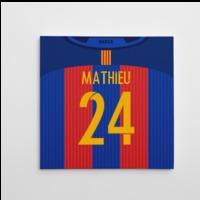 2016-2017 Barcelona Canvas Print (Mathieu 24)