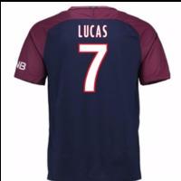 2017-18 Psg Home Shirt - Kids (Lucas 7)