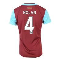 2015-16 West Ham Home Shirt (Nolan 4)