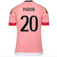 2015 16 juventus away shirt padoin 20 kids