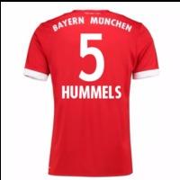 2017-18 Bayern Munich Home Short Sleeve (Kids) (Hummels 5)