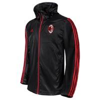 2017 2018 ac milan adidas windbreaker jacket black