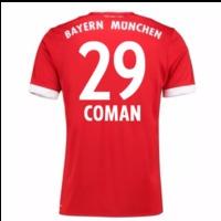 2017 18 bayern munich home short sleeve kids coman 29