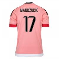 2015-16 Juventus Away Shirt (Mandzukic 17) - Kids