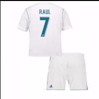 2017-18 Real Madrid Home Mini Kit (Raul 7)