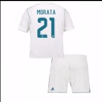 2017 18 real madrid home mini kit morata 21